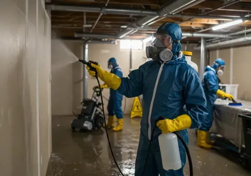 Basement Sanitization and Antimicrobial Treatment process in Winkler County, TX